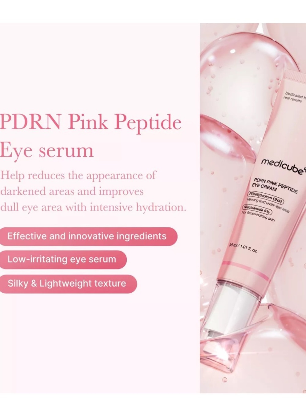 medicube PDRN Pink Peptide Eye Cream - Picture 3 of 16